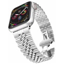 Apple Watch 40mm Uyumlu Kordon Paslanmaz Çelik Rolex Metal KRD-36 Kayış