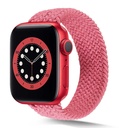 Apple Watch 38mm Uyumlu Kordon Örgü İşlemeli Esnek KRD-38 Medium Kordon