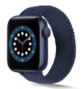Apple Watch 42mm Uyumlu Kordon Örgü İşlemeli Esnek KRD-38 Large Kordon