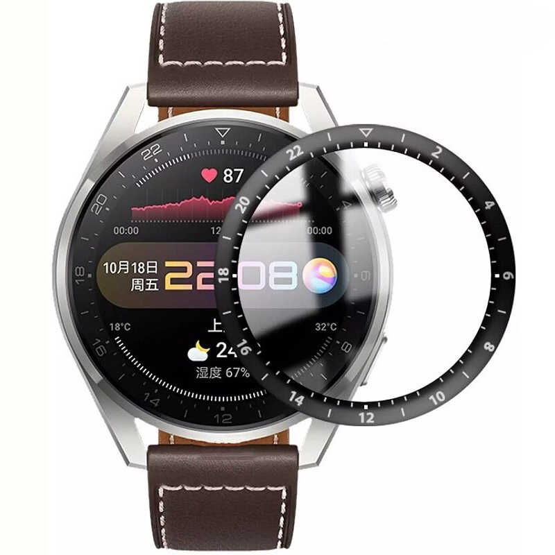 Huawei Watch 3 Pro Uyumlu Zore PMMA Pet Saat Ekran Koruyucu