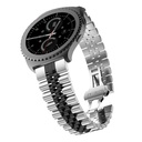 Samsung Gear S2 20mm Uyumlu Kordon Paslanmaz Çelik Rolex Metal KRD-36 Kayış