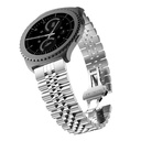 Samsung Galaxy Watch Active 2 44mm 20mm Uyumlu Kordon Paslanmaz Çelik Rolex Metal KRD-36 Kayış
