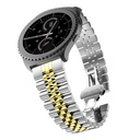 Samsung Gear S3 22mm Uyumlu Kordon Paslanmaz Çelik Rolex Metal KRD-36 Kayış