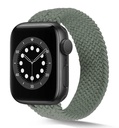Apple Watch 44mm Uyumlu Kordon Örgü İşlemeli Esnek KRD-38 Medium Kordon
