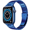 Apple Watch 38mm Uyumlu Wiwu Ultra Thin Steel Belt Three Beads Metal Kordon