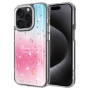 Apple iPhone 15 Pro Max Uyumlu Kılıf Simli Desenli Parlak Zore Task Kapak
