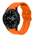 Samsung Galaxy Watch 4 40mm Uyumlu Kordon Silikon Spor Görünümlü Esnek Yumuşak KRD-50 Kayış