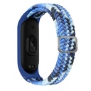 Xiaomi Mi Band 5 Uyumlu Kordon Örgü İşlemeli Yumuşak Hasır KRD-49 Kayış