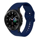 Samsung Galaxy Watch 4 44mm Uyumlu Kordon Silikon Spor Görünümlü Esnek Yumuşak KRD-50 Kayış