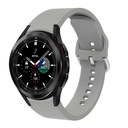 Samsung Galaxy Watch 4 Classic 46mm Uyumlu Kordon Silikon Spor Görünümlü Esnek Yumuşak KRD-50 Kayış
