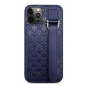 Apple iPhone 12 Pro Max Uyumlu Kılıf Kajsa Neo Clasic Serisi Mono K Strap Kapak