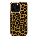 Apple iPhone 13 Pro Max Uyumlu Kılıf Kajsa Glamorous Serisi Leopard Combo Kapak