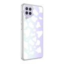 Samsung Galaxy M22 Uyumlu Kılıf Zore M-Blue Desenli Kapak