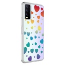 Vivo Y11S Uyumlu Kılıf Zore M-Blue Desenli Kapak