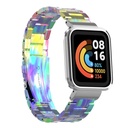 Xiaomi Redmi Watch (Mi Watch Lite) Uyumlu Kordon Paslanmaz Metal Baklalı Klipsli Zore KRD-60 Kayış