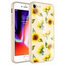 Apple iPhone 8 Uyumlu Kılıf Kamera Korumalı Desenli Sert Silikon Zore Epoksi Kapak