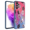 Samsung Galaxy A13 4G Uyumlu Kılıf Kamera Korumalı Desenli Sert Silikon Zore Epoksi Kapak