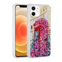 Apple iPhone 11 Uyumlu Kılıf Simli Desenli Kamera Korumalı Parlak Zore Popy Kapak