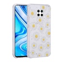Xiaomi Redmi Note 9S Uyumlu Kılıf Simli Desenli Kamera Korumalı Parlak Zore Popy Kapak