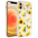 Apple iPhone 12 Uyumlu Kılıf Kamera Korumalı Desenli Sert Silikon Zore Epoksi Kapak
