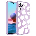Xiaomi Redmi Note 10 Uyumlu Kılıf Kamera Korumalı Desenli Sert Silikon Zore Epoksi Kapak