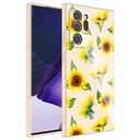 Samsung Galaxy Note 20 Ultra Uyumlu Kılıf Kamera Korumalı Desenli Sert Silikon Zore Epoksi Kapak