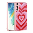 Samsung Galaxy S21 FE Uyumlu Kılıf Simli Desenli Kamera Korumalı Parlak Zore Popy Kapak