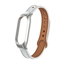Xiaomi Mi Band 7 Uyumlu Kordon Deri Metal Tokalı KRD-68 Kayış