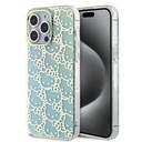 Apple iPhone 15 Pro Max Uyumlu Kılıf Hello Kitty Orjinal Lisanslı Renk Geçişli Elektroplating Kaplama Kitty Head Desenli Kapak