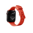 Apple Watch 7 45mm Uyumlu Kordon Silikon Yumuşak Esnek Sportif KRD-23 Kayış