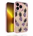 Apple iPhone 13 Pro Max Uyumlu Kılıf Desenli Kamera Korumalı Parlak Zore Nora Kapak