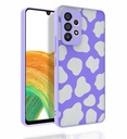 Samsung Galaxy A53 5G Uyumlu Kılıf Desenli Kamera Korumalı Parlak Zore Nora Kapak