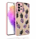 Samsung Galaxy A73 Uyumlu Kılıf Desenli Kamera Korumalı Parlak Zore Nora Kapak