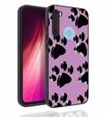 Xiaomi Redmi Note 8 Uyumlu Kılıf Desenli Kamera Korumalı Parlak Zore Nora Kapak