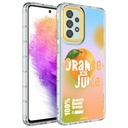 Samsung Galaxy A53 5G Uyumlu Kılıf Kamera Korumalı Renkli Desenli Sert Silikon Zore Korn Kapak