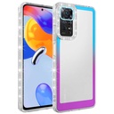 Xiaomi Redmi Note 11 Pro 5G Uyumlu Kılıf Simli ve Renk Geçiş Tasarımlı Lens Korumalı Zore Park Kapak