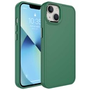 Apple iPhone 14 Plus Uyumlu Kılıf Metal Çerçeve ve Buton Tasarımlı Sert Zore Botox Kapak
