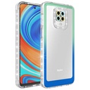 Xiaomi Redmi Note 9S Uyumlu Kılıf Simli ve Renk Geçiş Tasarımlı Lens Korumalı Zore Park Kapak