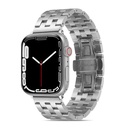Apple Watch Ultra 49mm Uyumlu Kordon Metal Geçmeli Paslanmaz KRD-20 Kayış