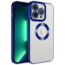 Apple iPhone 14 Pro Uyumlu Kılıf Kamera Korumalı Logo Gösteren Zore Omega Kapak