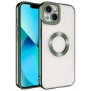 Apple iPhone 14 Uyumlu Kılıf Kamera Korumalı Logo Gösteren Zore Omega Kapak