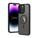 Apple iPhone 14 Pro Uyumlu Kılıf Wireless Şarj Özellikli Zore Hibrit M-safe Kapak