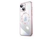 Apple iPhone 13 Uyumlu Kılıf Wireless Şarj Özellikli Sert PC Zore Riksos M-safe Kapak