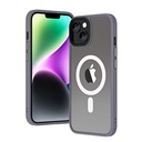 Apple iPhone 13 Uyumlu Kılıf Wireless Şarj Özellikli Zore Hibrit M-safe Kapak