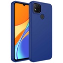 Xiaomi Redmi 10A Uyumlu Kılıf Metal Çerçeve ve Buton Tasarımlı Silikon Zore Luna Kapak