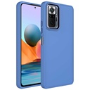 Xiaomi Redmi Note 10 Pro Uyumlu Kılıf Metal Çerçeve ve Buton Tasarımlı Silikon Zore Luna Kapak