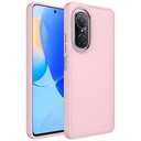 Huawei Nova 9 SE Uyumlu Kılıf Metal Çerçeve ve Buton Tasarımlı Silikon Zore Luna Kapak
