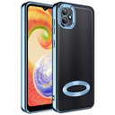 Samsung Galaxy A03 Uyumlu Kılıf Kamera Korumalı Logo Gösteren Zore Omega Kapak