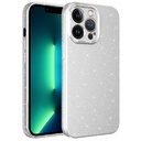 Apple iPhone 12 Pro Uyumlu Kılıf Kamera Korumalı Simli Lüks Zore Koton Kapak
