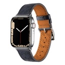 ​​​Apple Watch 7 41mm Uyumlu Kordon Deri Şık Tasarımlı Luxury Strap KRD-76 Kayış